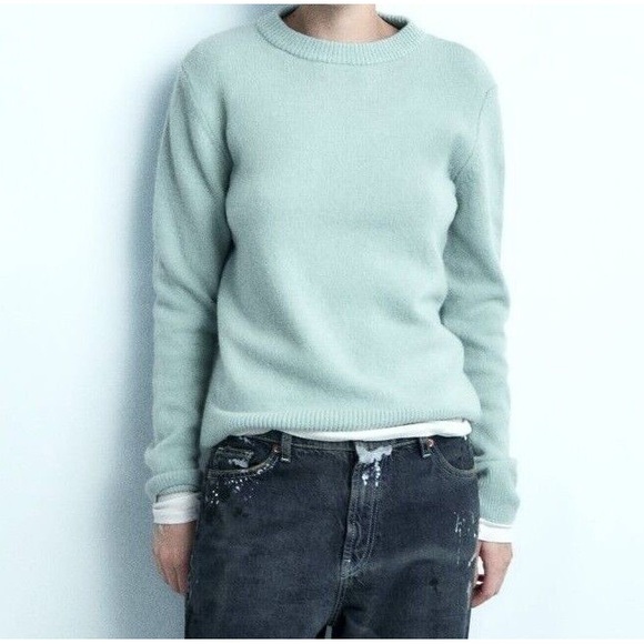 Zara Cashmere Wool Blend Knit Sweater - Picture 9 of 15